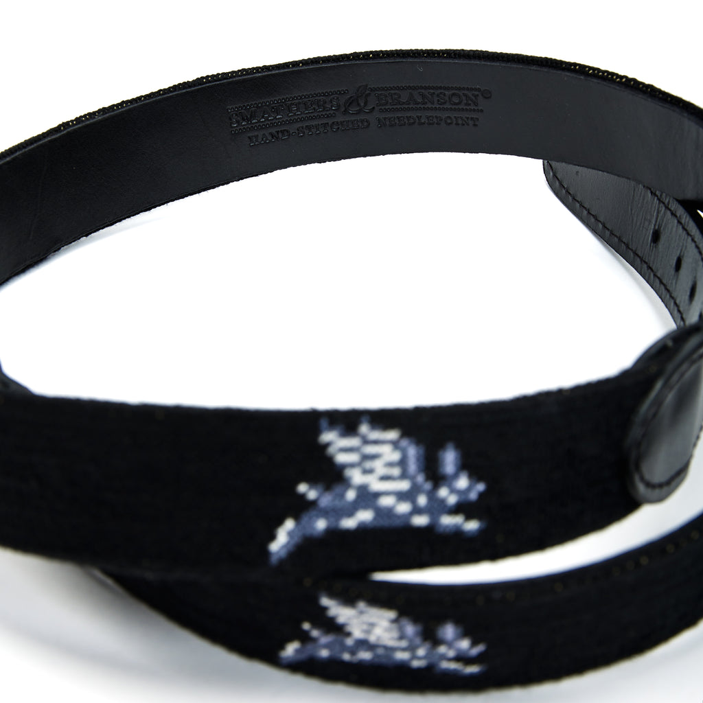 Black Out Needlepoint Belt