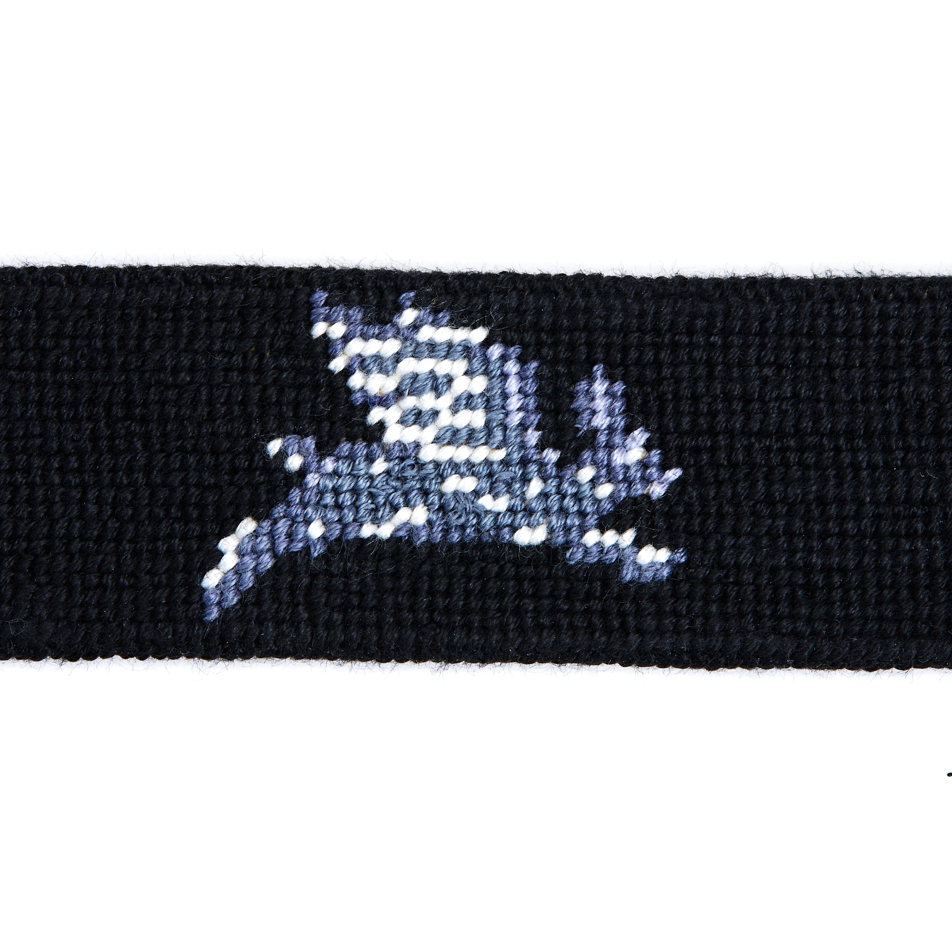 Black Out Needlepoint Belt