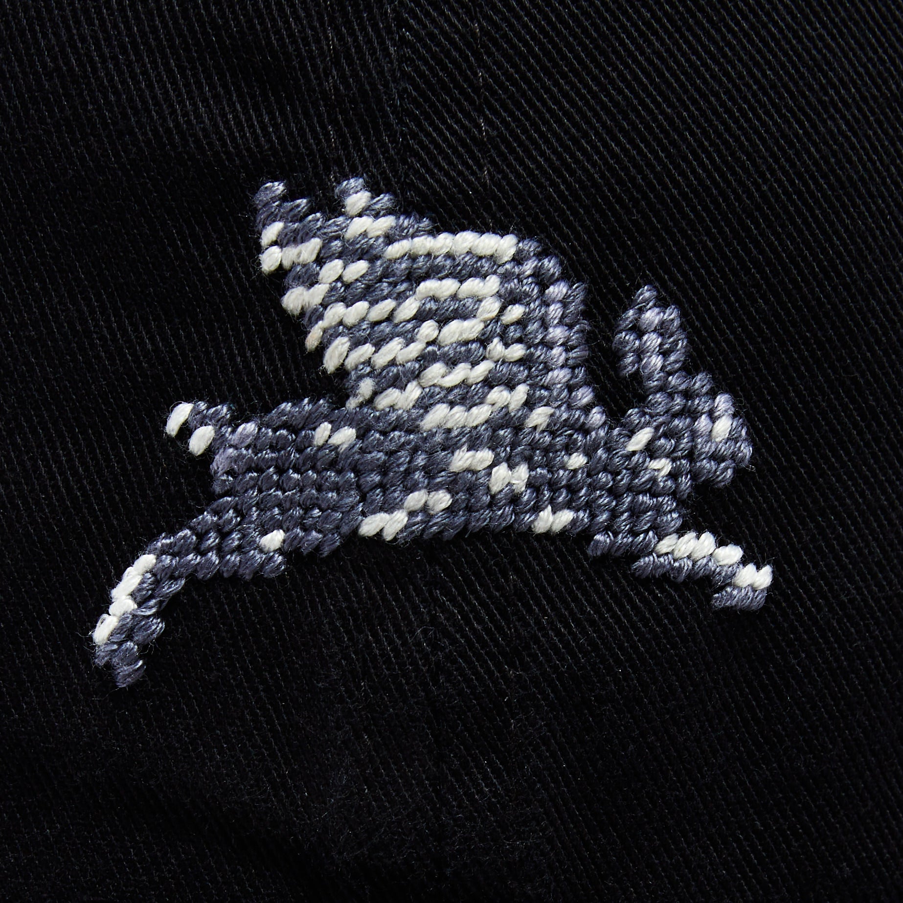 Black Out Needlepoint Hat