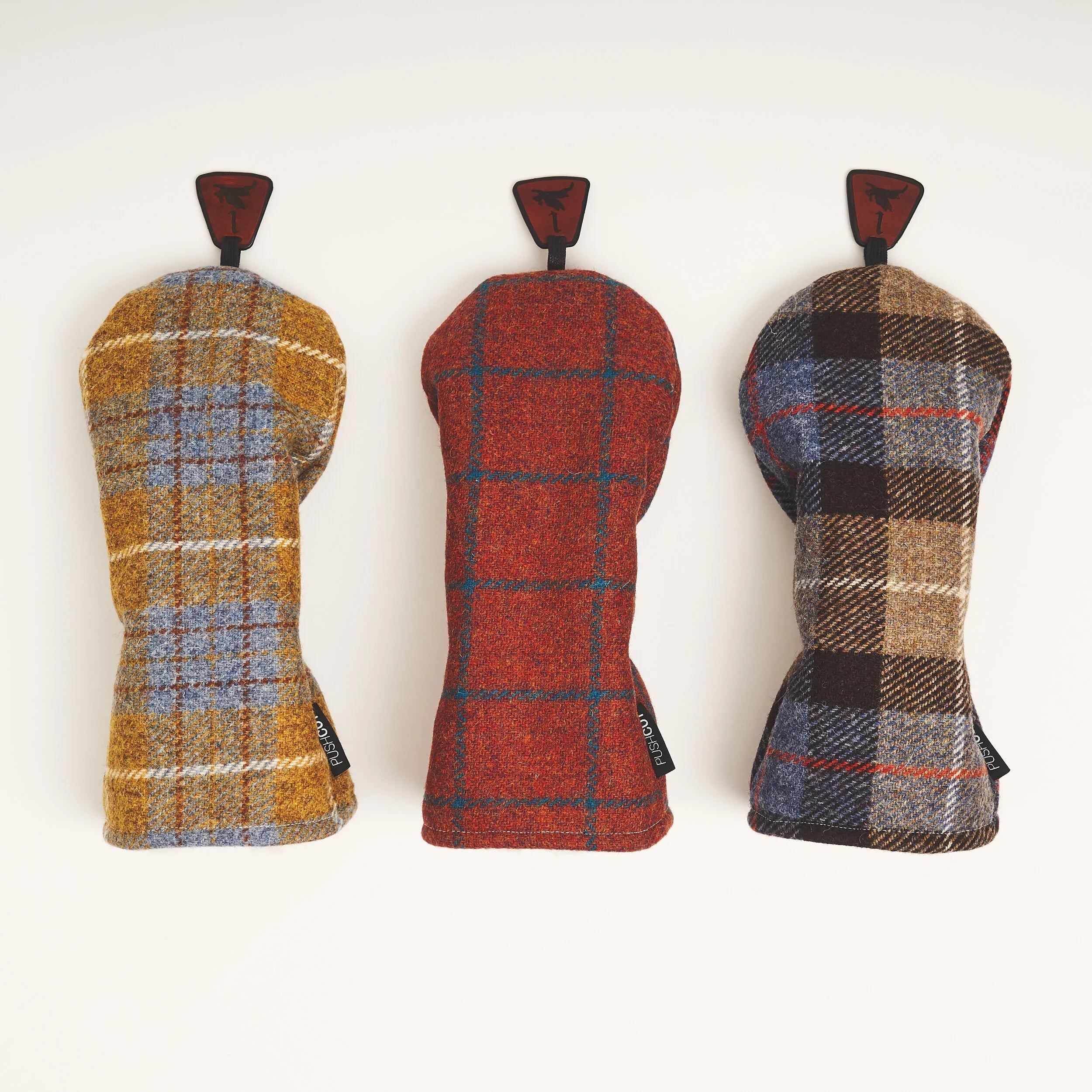 PushCut x The Fliers Club Harris Tweed Headcovers