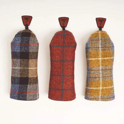 PushCut x The Fliers Club Harris Tweed Headcovers