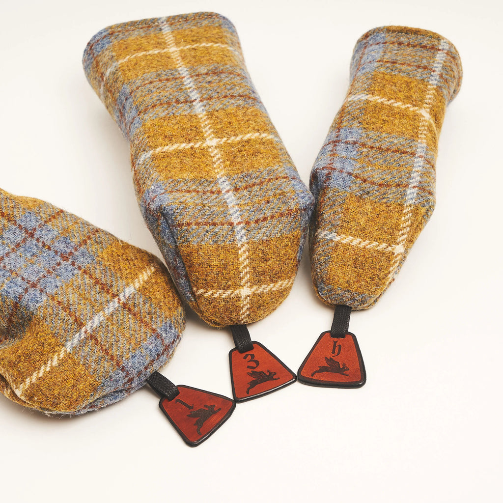 PushCut x The Fliers Club Harris Tweed Headcovers