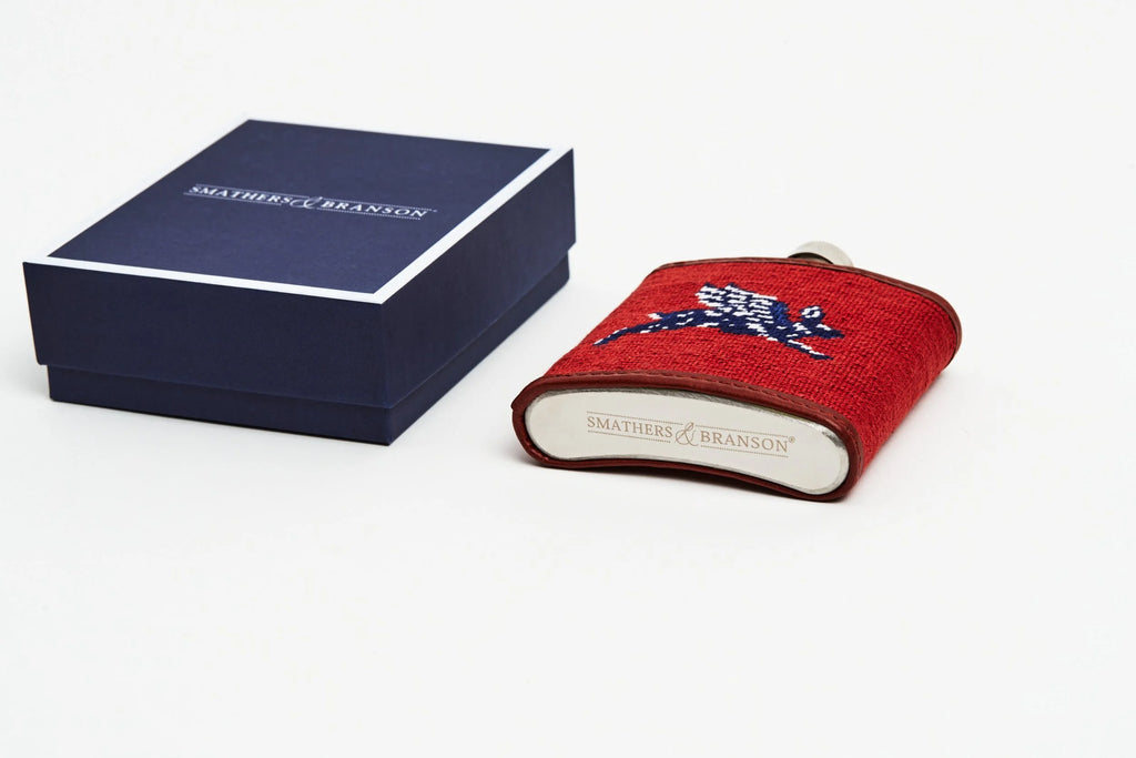 Needlepoint Harry Flask
