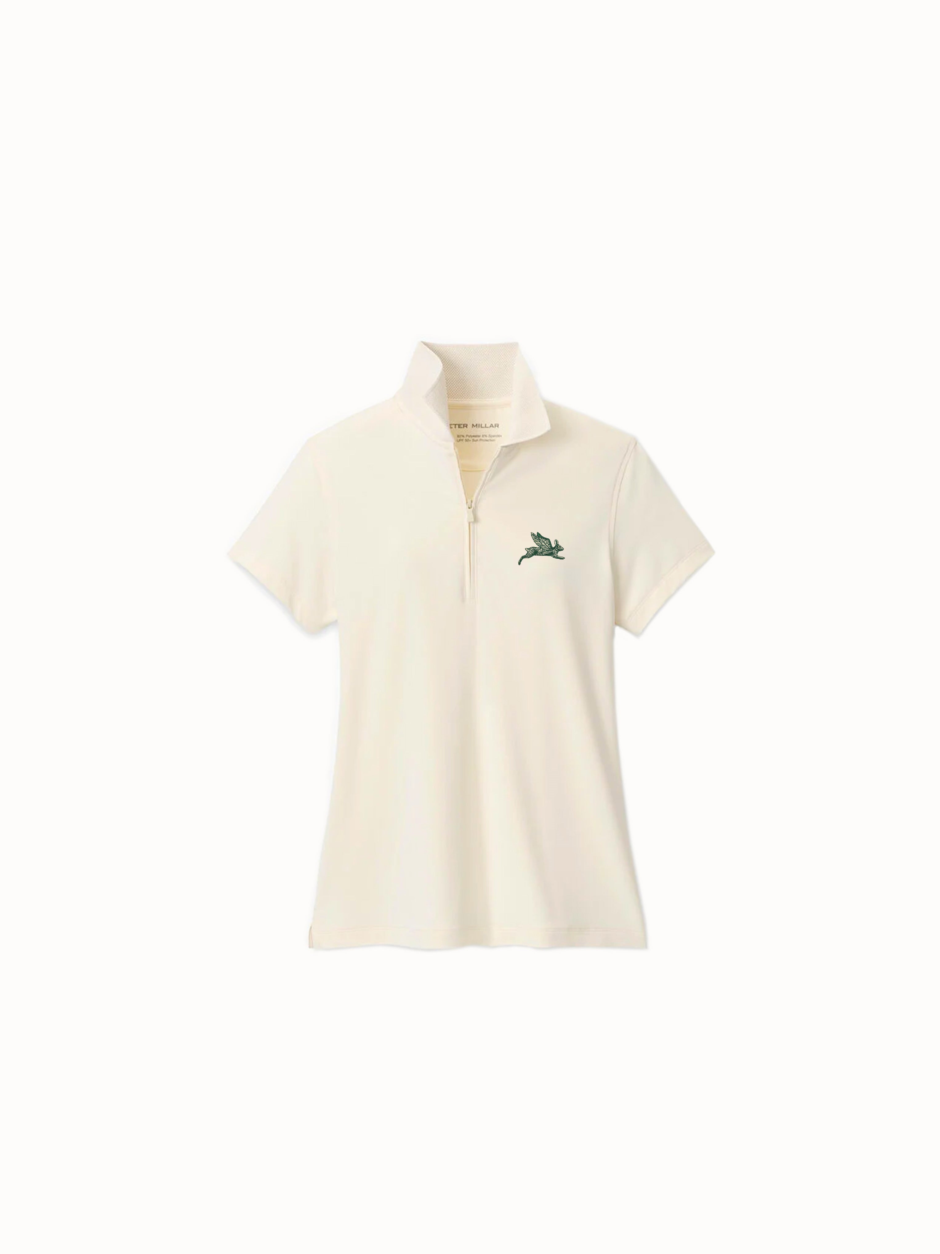 The April Inspired Womens Zip Polo