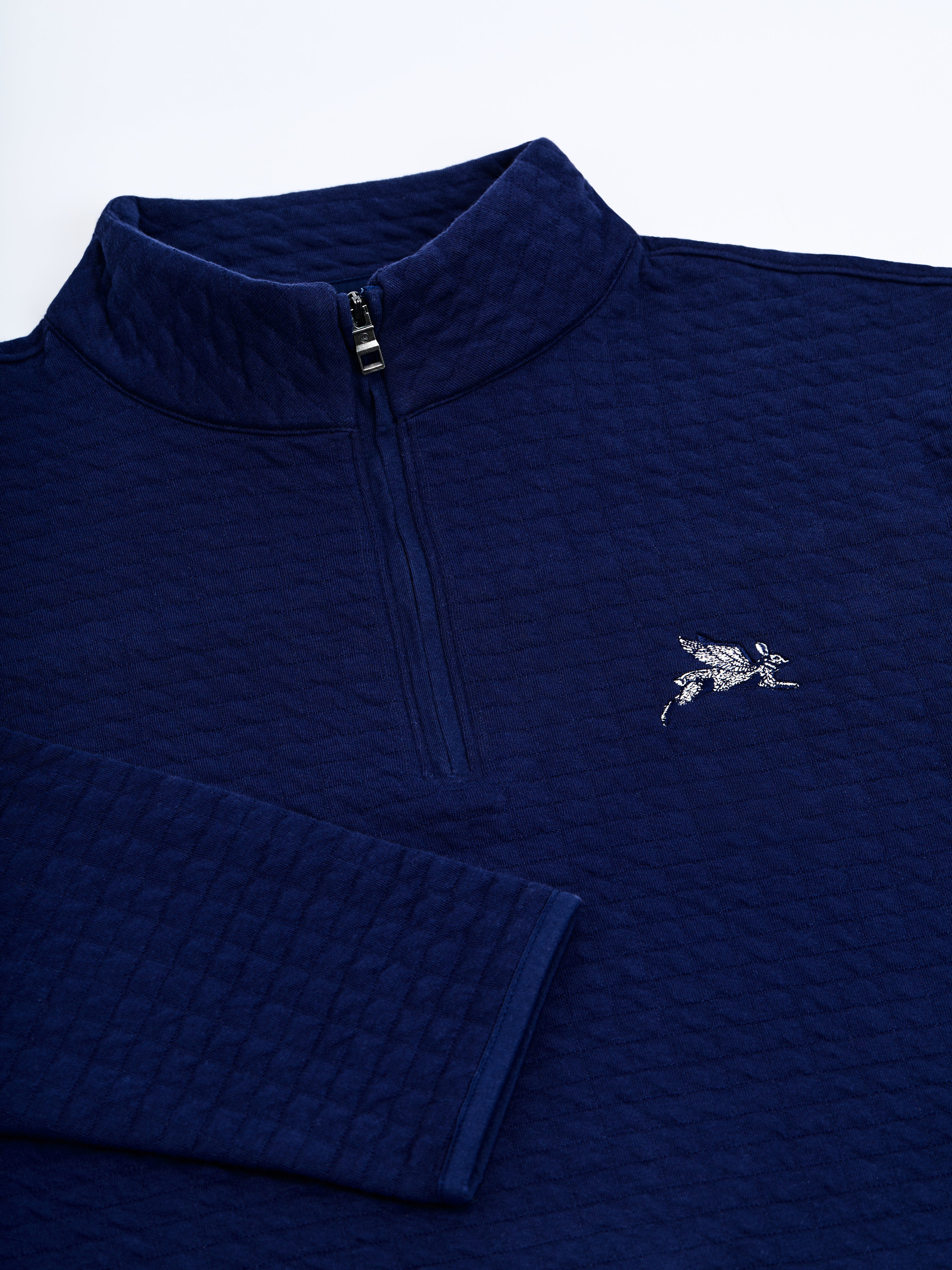 The Quilted Quarter Zip