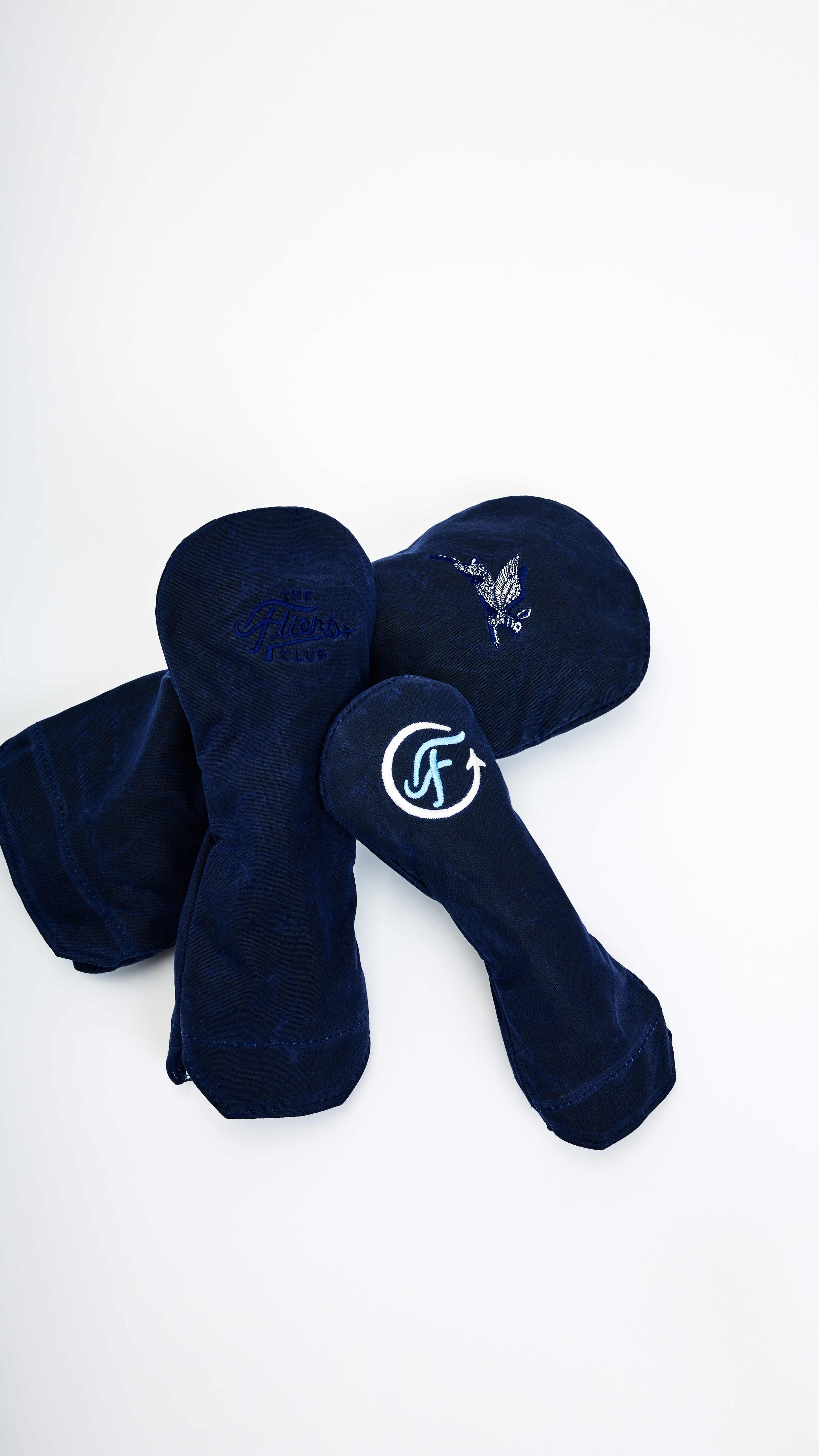 The Winter Blues Waxed Canvas Headcovers