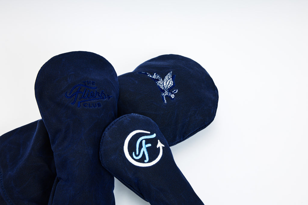 The Winter Blues Waxed Canvas Headcovers