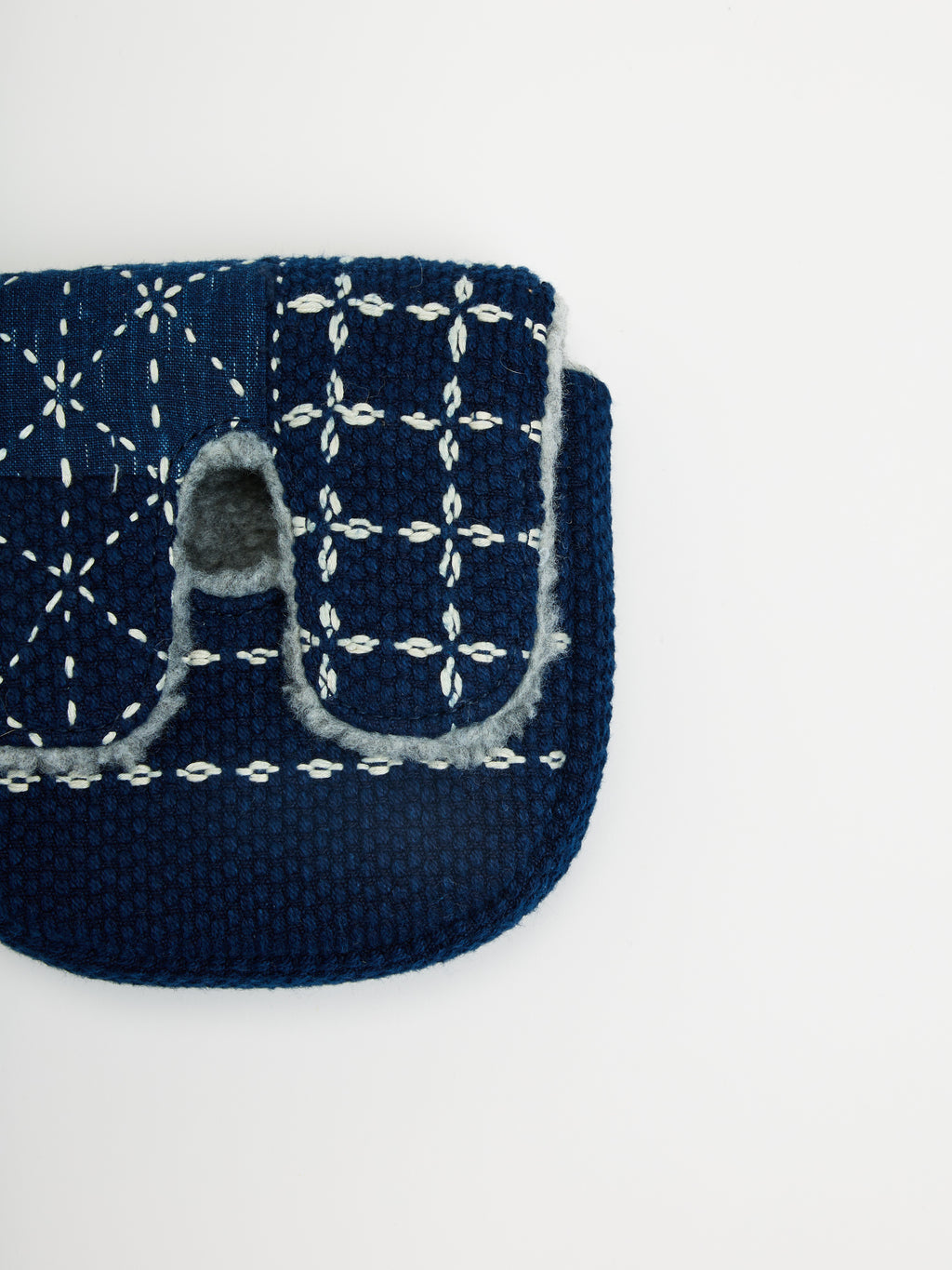 f/p/s Sashiko Putter Cover — mallet detail