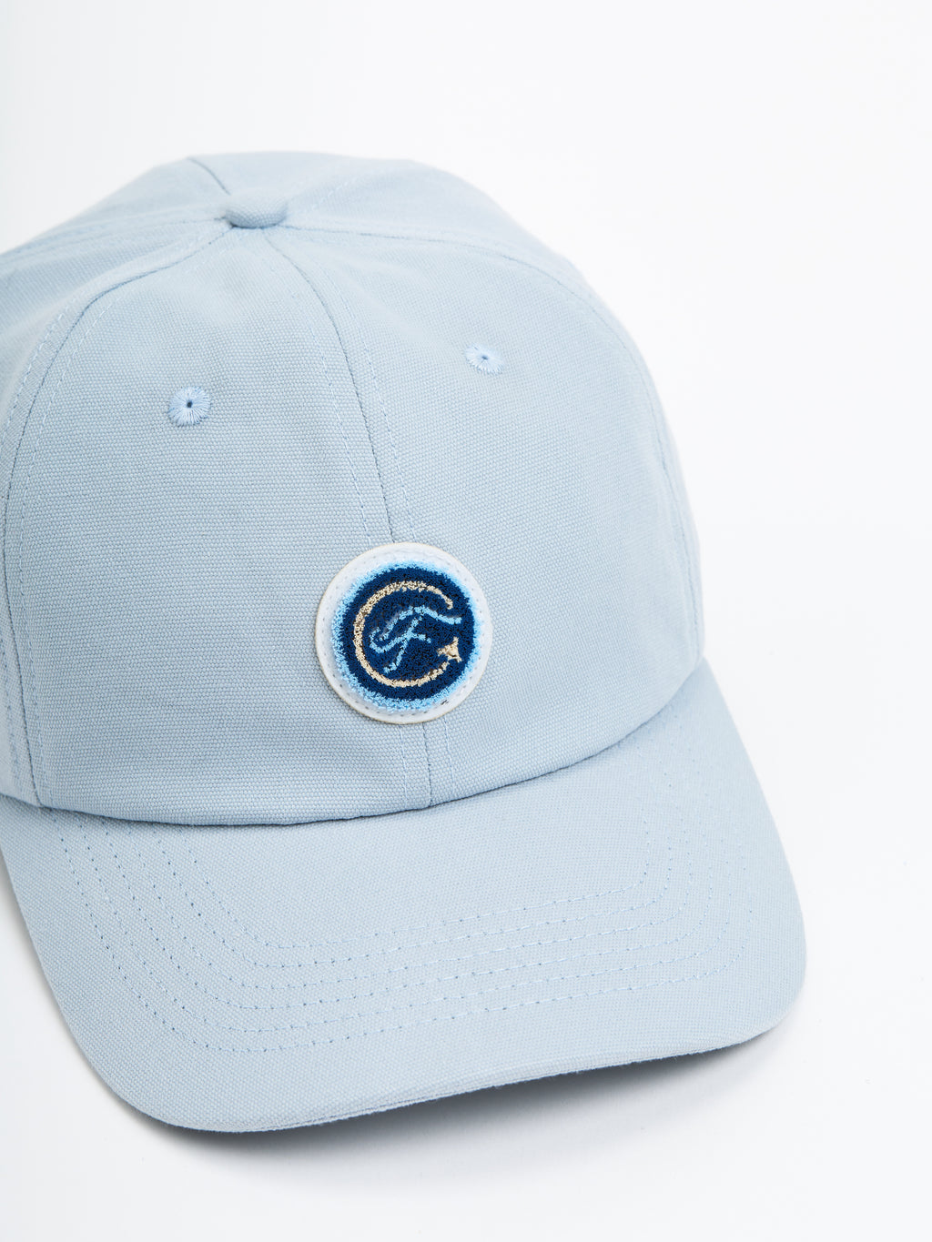 Circle F Chenille Hat — light blue, angle