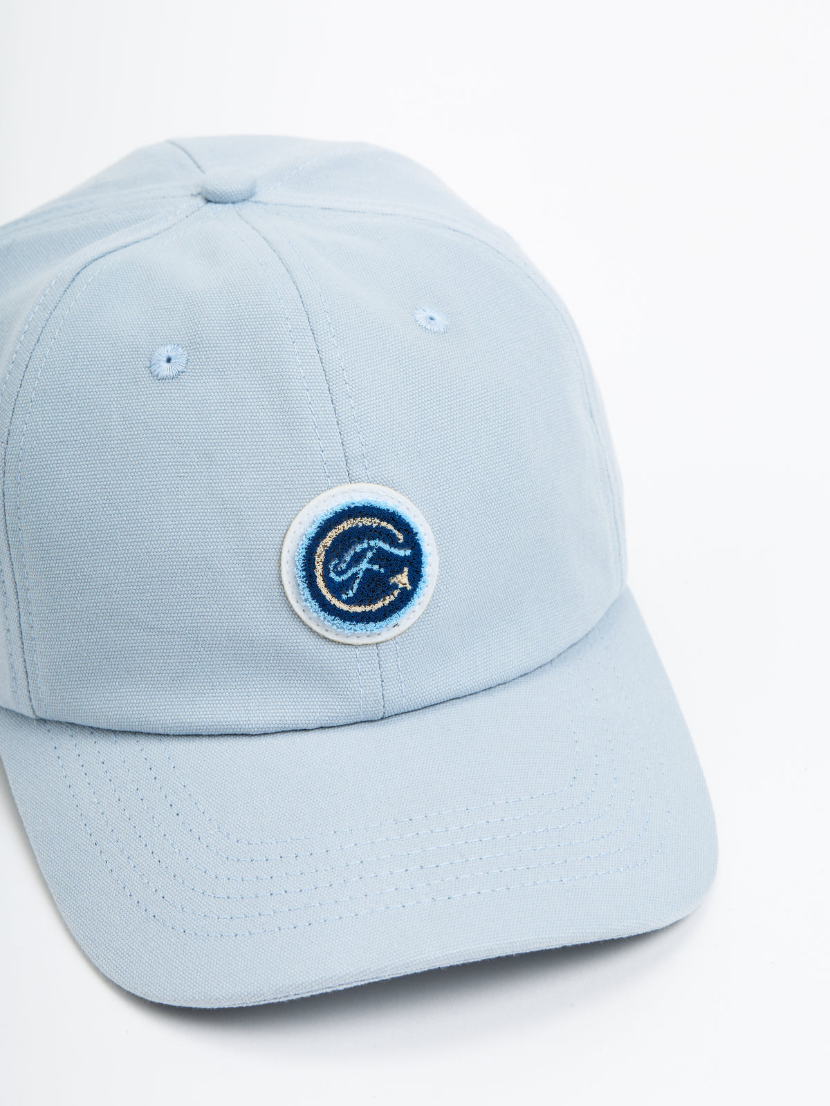 Circle F Chenille Hat — light blue, angle