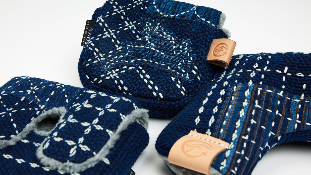 f/p/s Sashiko Putter Cover — detail